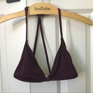 Strappy Triangle Bikini Top